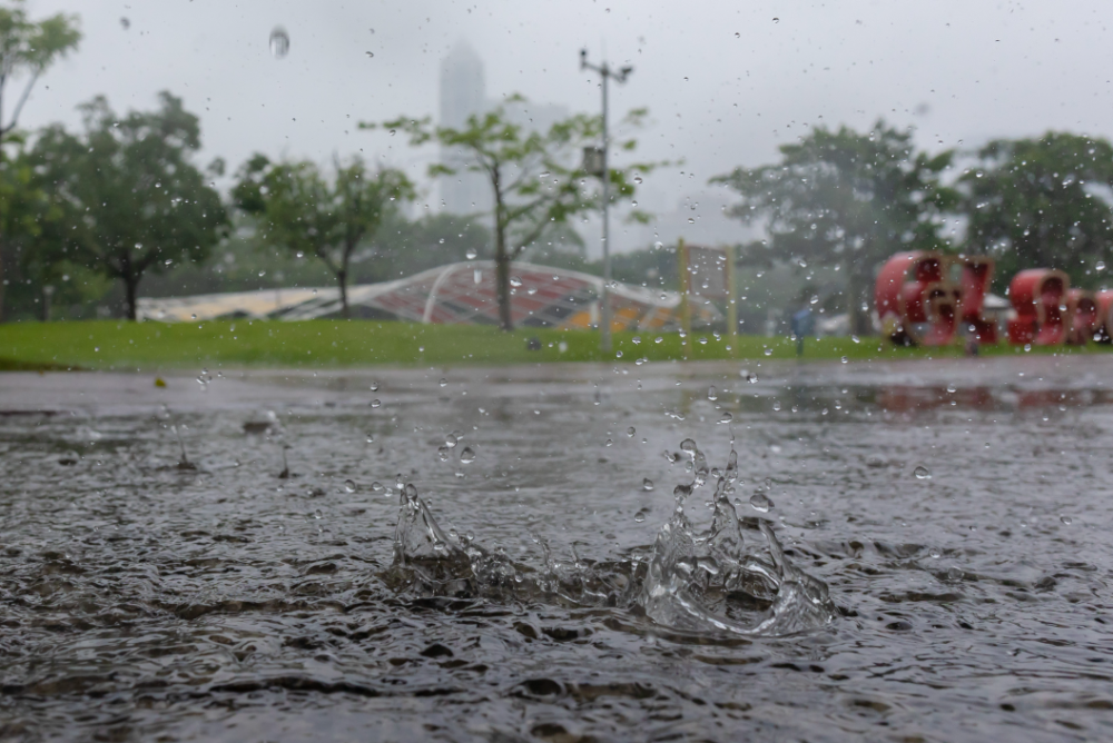 9日上午广东大范围降雨,广州多区发布暴雨黄色预警