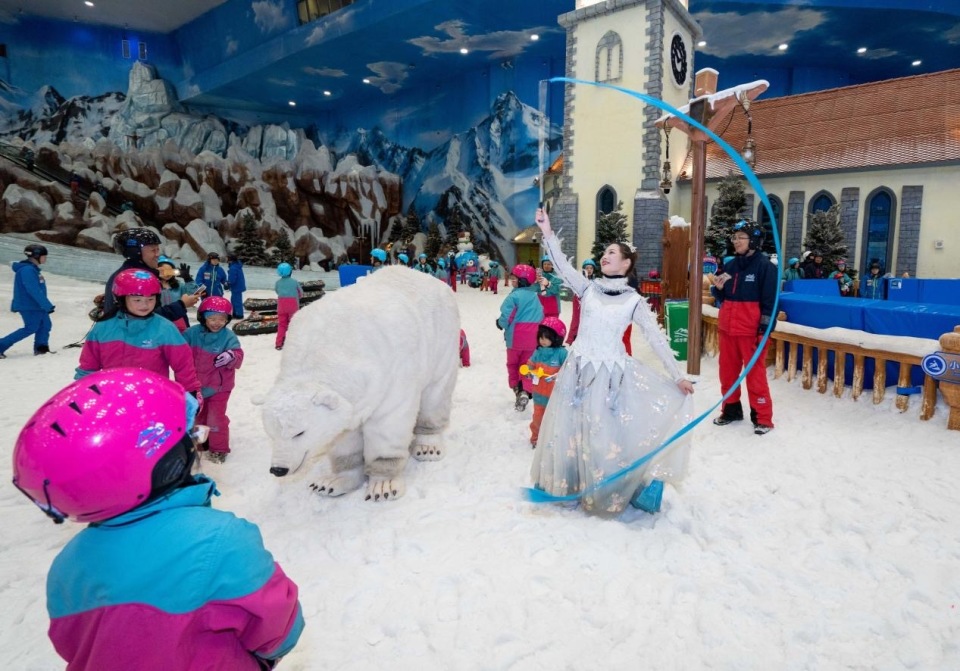 来湘江欢乐城欢乐制燥雪域水寨邂逅超清凉夏日