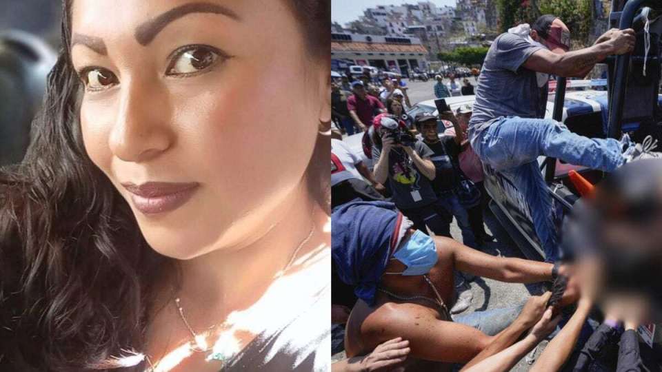 墨西哥一家三口残害了8岁女孩,被愤怒民众拖出警车殴打,妻子身亡