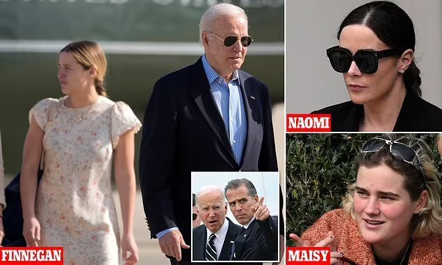 而是选择了现年23岁的孙女芬尼根·拜登,也