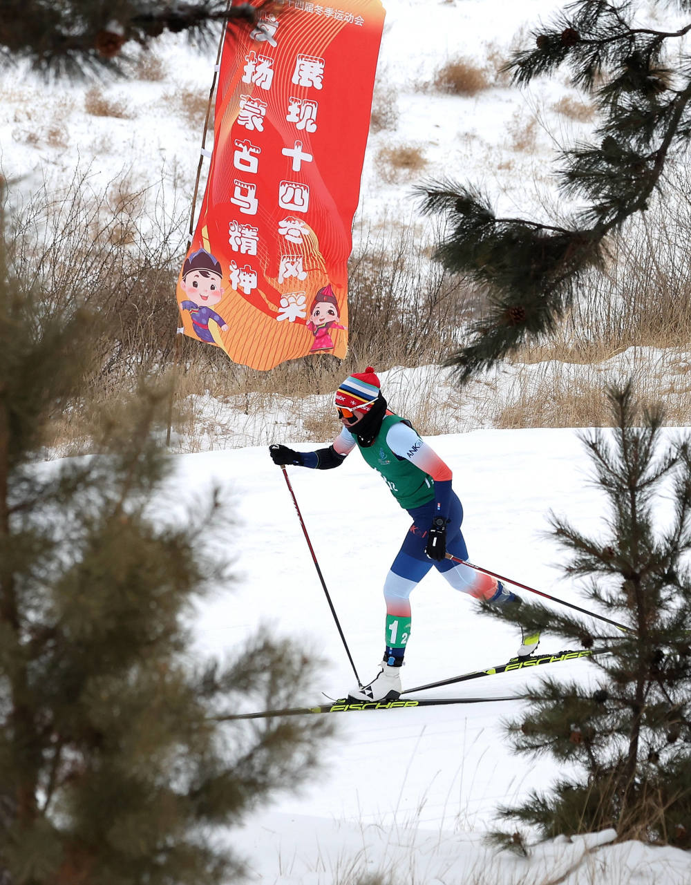 越野滑雪——公开组女子4×5公里接力赛况