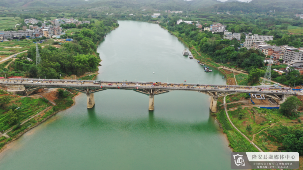 隆安县右江大桥恢复机动车辆通行_腾讯新闻