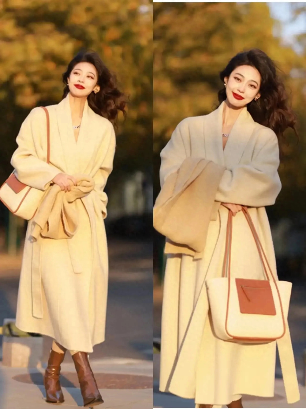 秋季穿"风衣",米色系最百搭耐看,瞧瞧素人博主都上头,超漂亮_腾讯新闻
