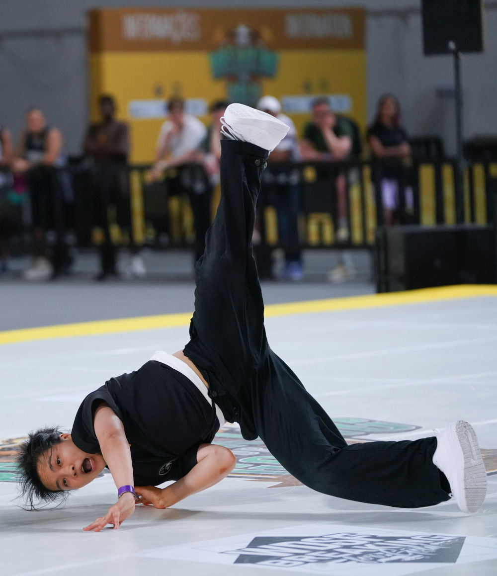 体育霹雳舞刘清漪获得奥运积分赛里约站亚军2