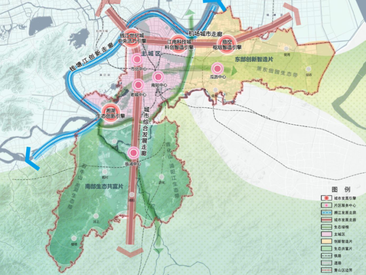 规划|国土空间规划出炉 萧山深度融合"产城人文" 余杭构建杭州城市新