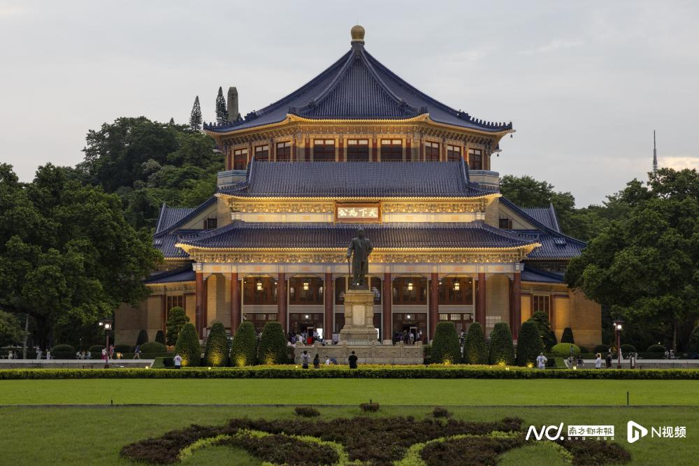 广州中山纪念堂重修竣工1个月,一年多维修过程仍迎客百万