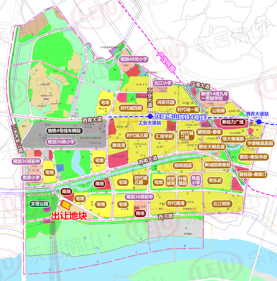 三水西南计划新建一家酒店!就在文塔公园旁