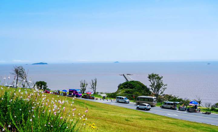 每一步都是风景游客热捧舟山最美公路螺塘线