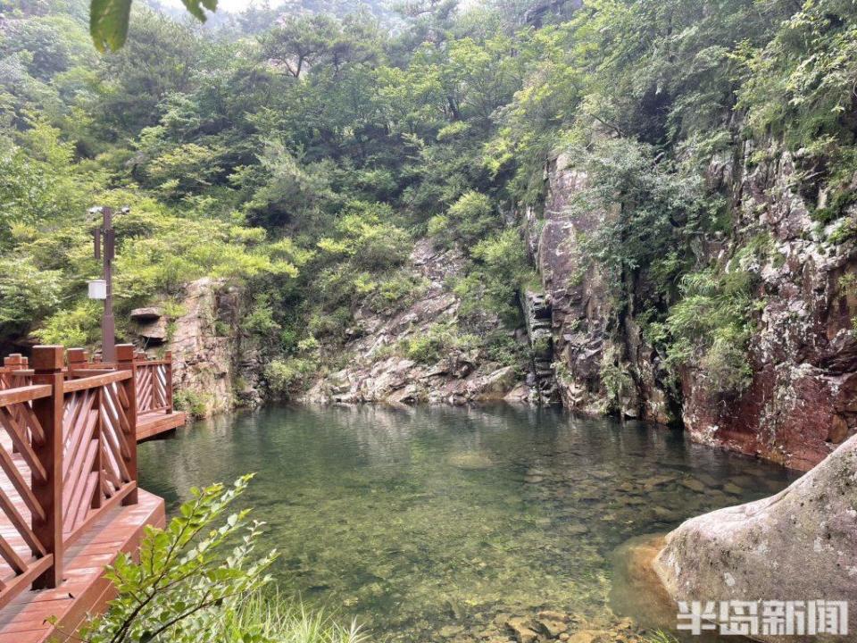 青岛北九水风景区图片