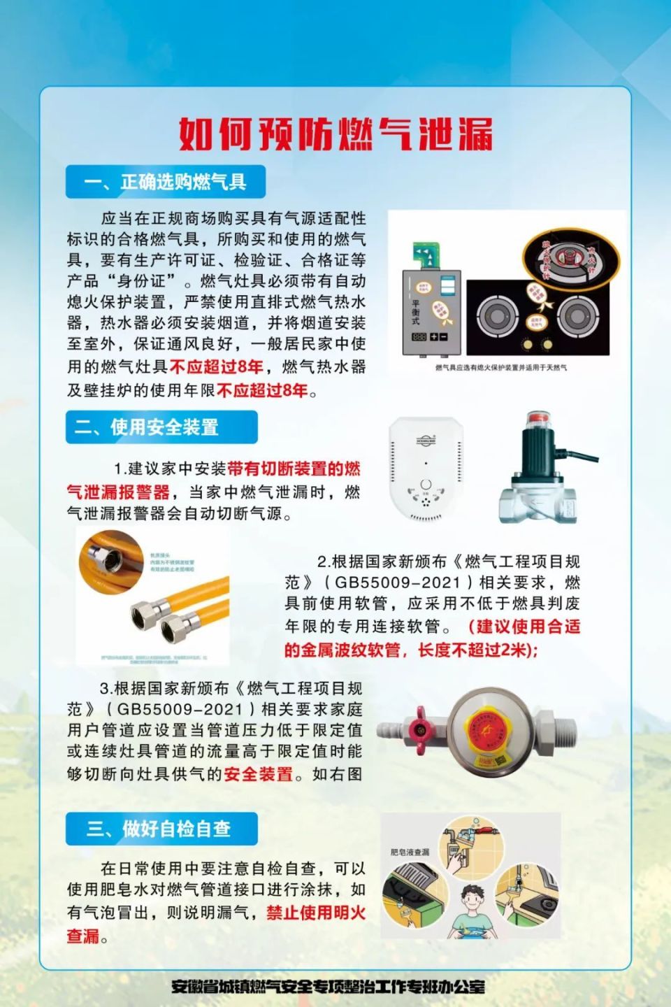 燃气安全宣传海报
