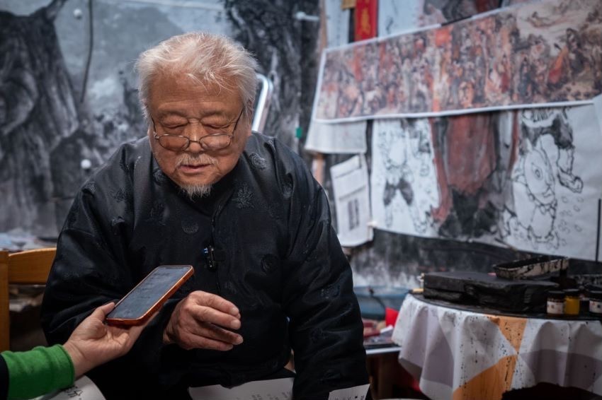 独家专访戴敦邦:"一个为人民画画的民间艺人"