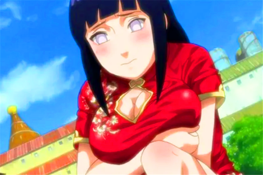 火影中日向雏田特别漂亮的6套着装:旗袍看呆志乃,渔网大秀身材,浴袍引