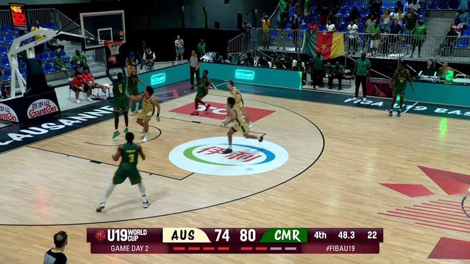 U19篮球世界杯出现乌龙扣篮，喀麦隆中锋犯下大错，球队由赢变输