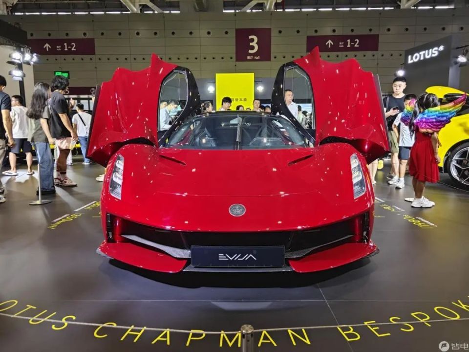 2024粤港澳车展最贵的电动车?路特斯纯电超跑evija亮相
