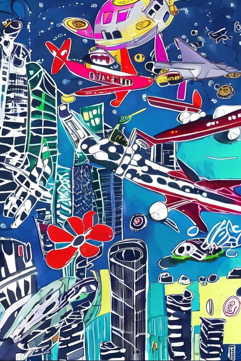 看,ai灵魂画手心中的大湾区