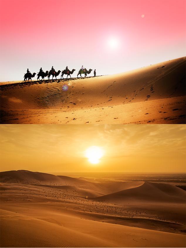 中国 | 中国西北沙漠中的绿洲:敦煌