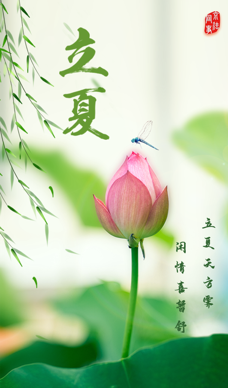 今日立夏:立夏天方霁 闲情喜暂舒