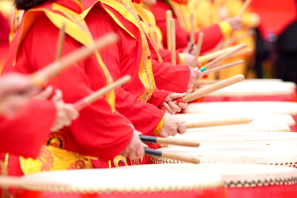 太原锣鼓 擂响春天的鼓点