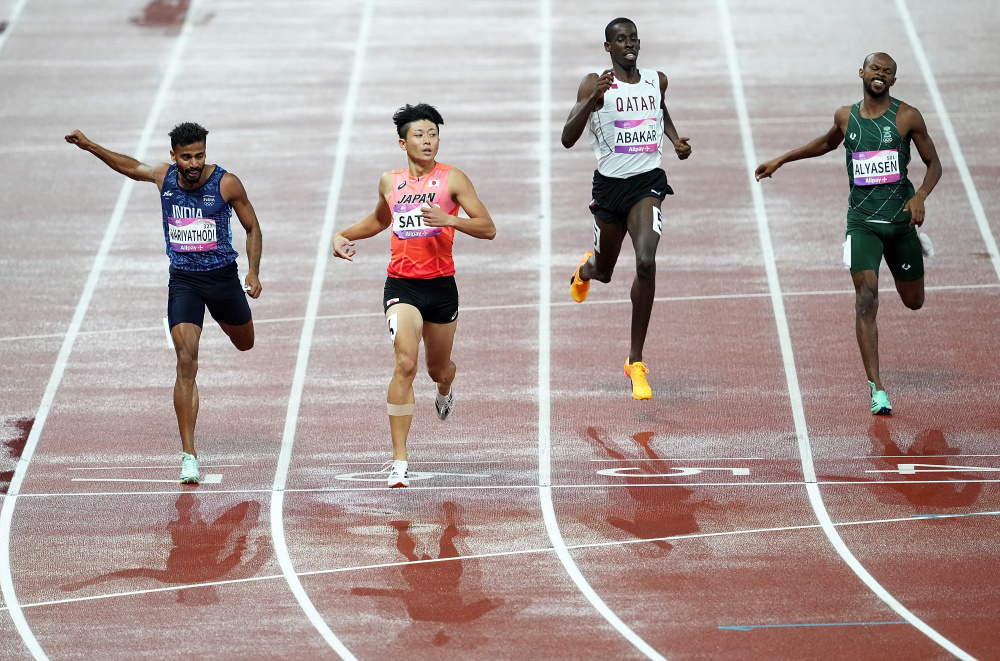 田径男子400米预赛赛况