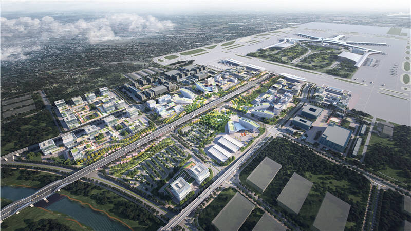 青岛胶东临空经济区上合空港国际商务中心规划方案通过评审_腾讯新闻