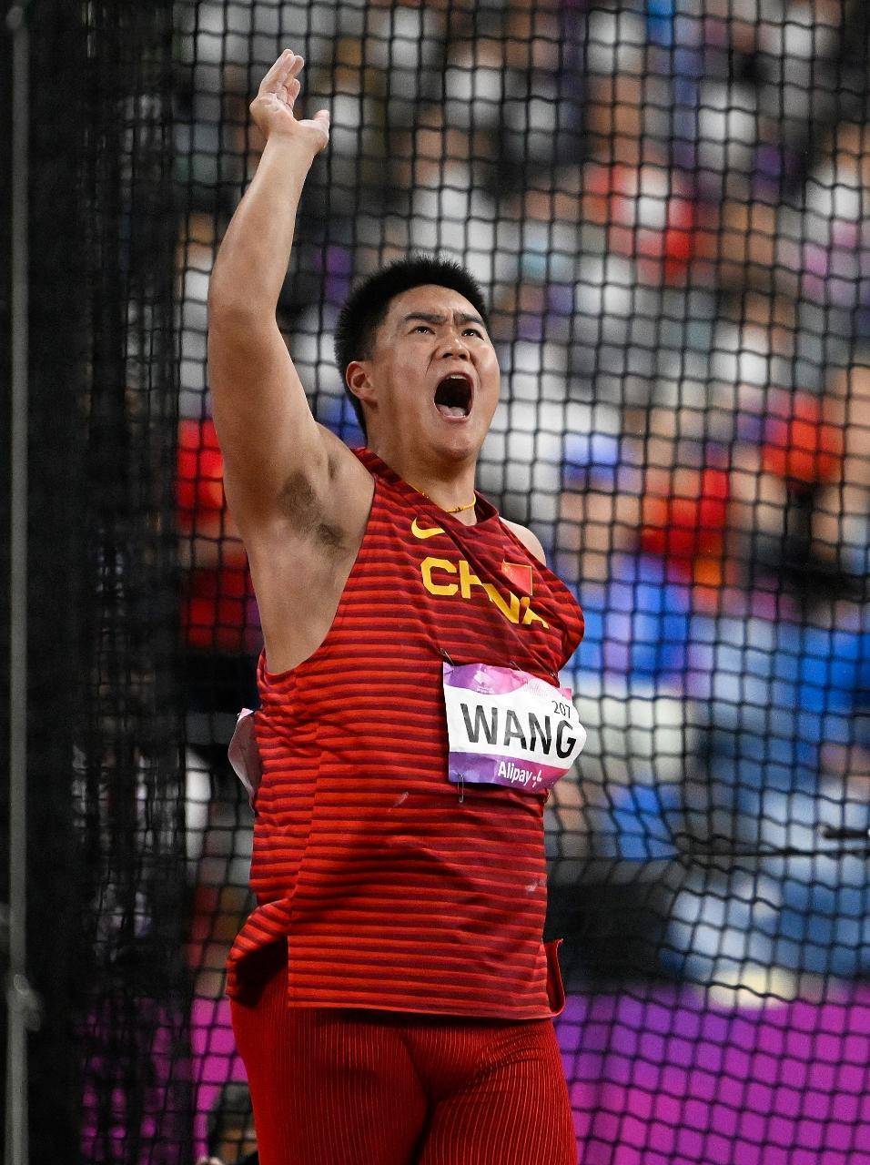 江苏省体育局训练中心运动员王琦夺得第19届亚运会男子链球冠军