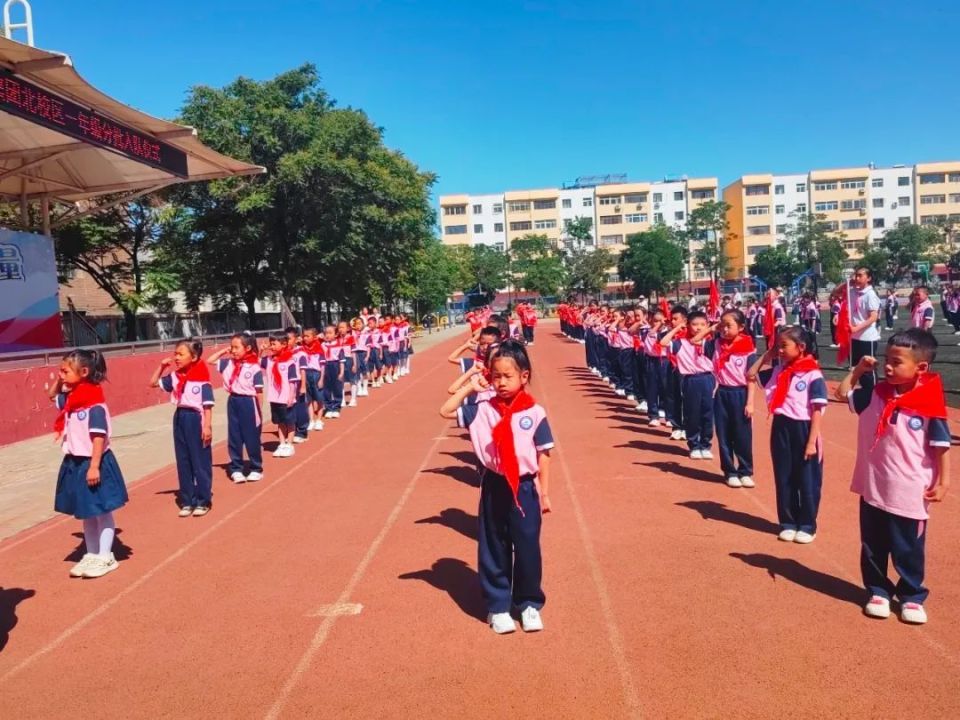 解锁新身份!石嘴山市各小学举行少先队入队仪式