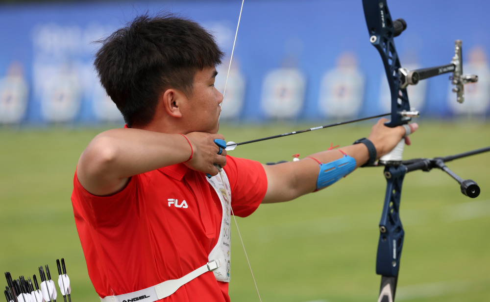 射箭反曲弓男子团体中国队无缘八强