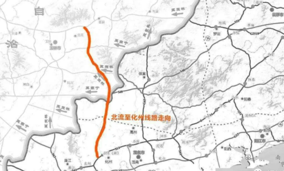 北流公路规划建设图片