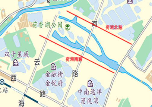 云东海街道地图图片