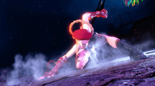 街霸6嘉米原皮回归绿色紧身连衣裤超吸睛