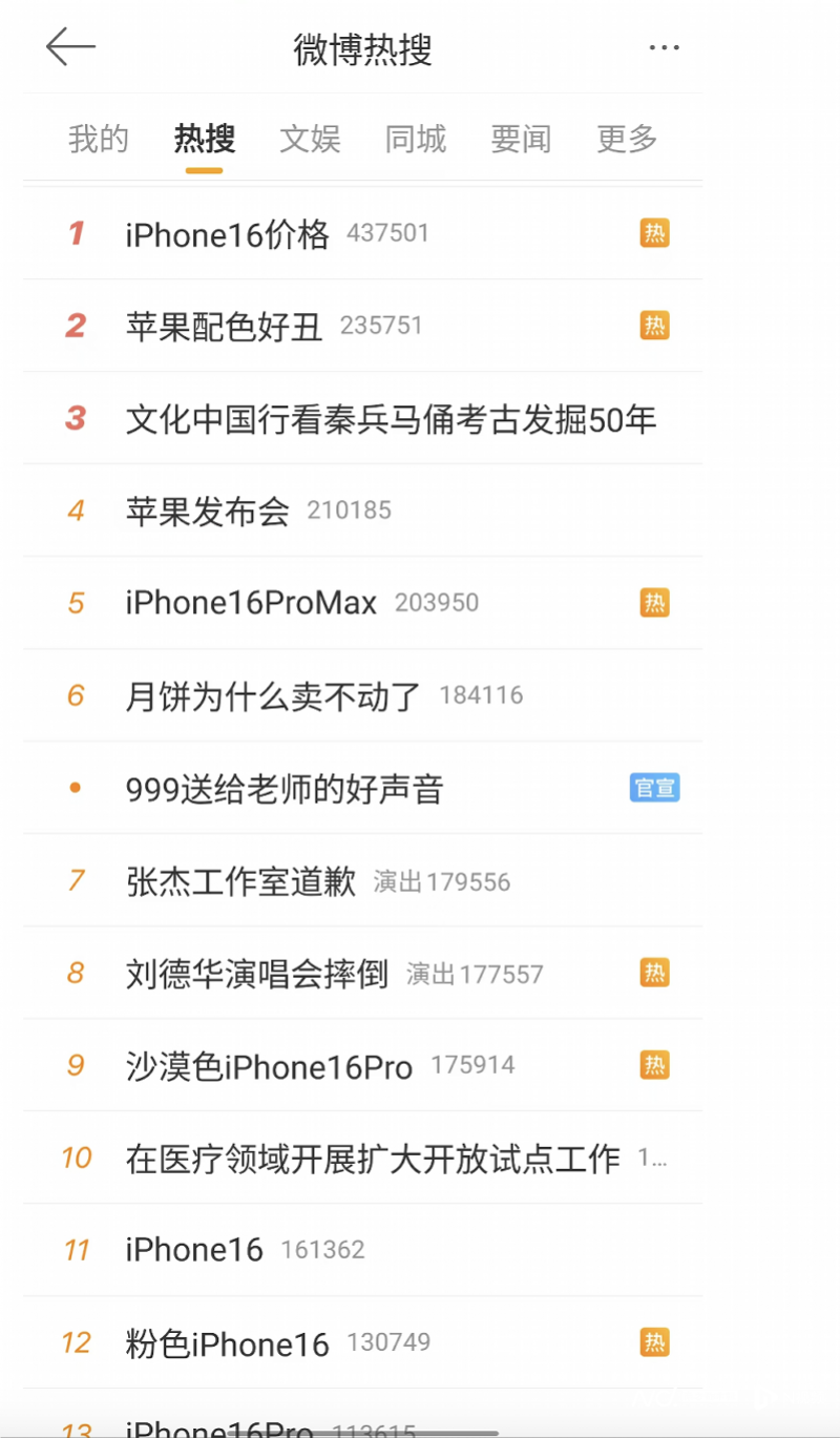 时隔两年后苹果发布会又霸榜热搜,网友吐槽新机"配色好丑"