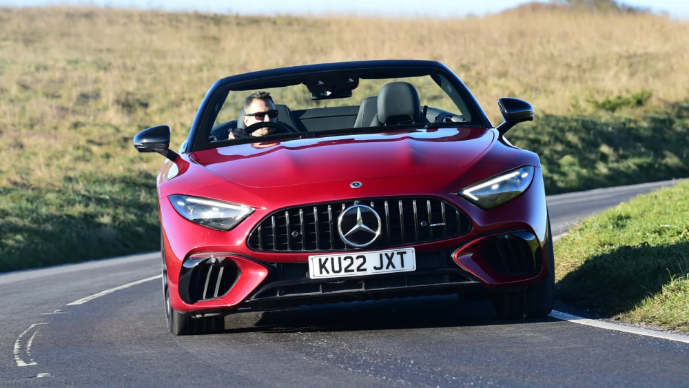 可能是最轻松惬意的amg,奔驰amg sl55大量实拍图发布_腾讯新闻