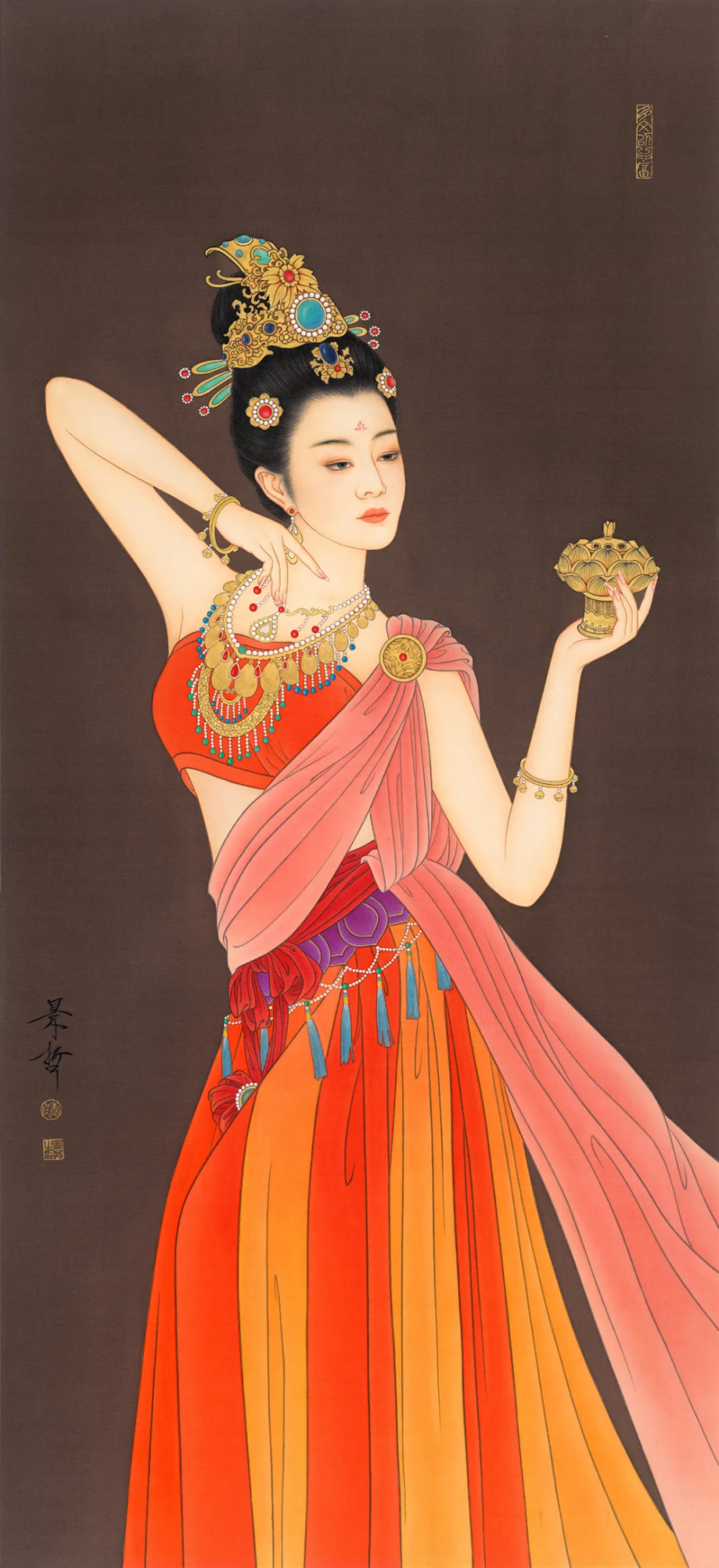 荣宝学苑丨东方红韵 · 崔景哲工笔人物画的赤子情怀