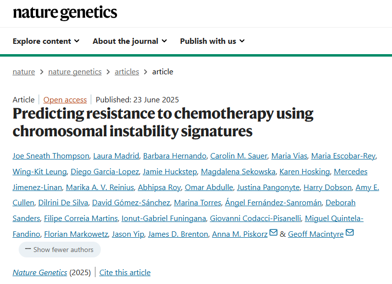 病床类型怎么选Nature Genetics ｜ 终结无效化疗！一张“基因地图”精准导航，或将为患者避开治疗弯路_https://www.jmylbn.com_新闻资讯_第1张