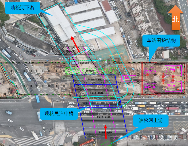 站内河道上演"变形记"! 深大城际民治北站迎来重大突破