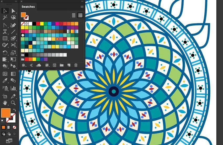 ai制作突尼斯图案