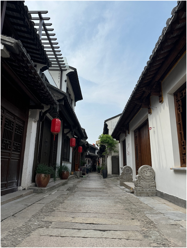 铺设了自来水,污水管道,既方便了居民生活,也让蠡河的水质得到改善