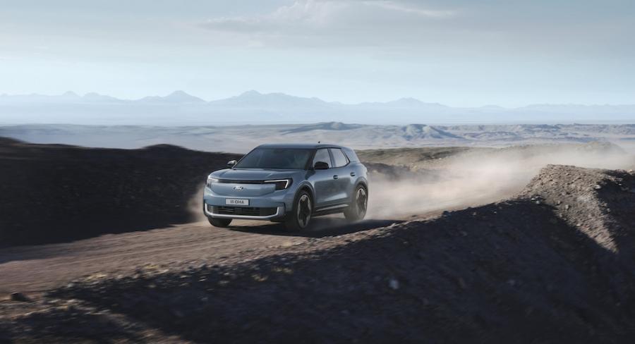 设计风格更加硬朗福特meb平台首款电动车explorerev官图泄露