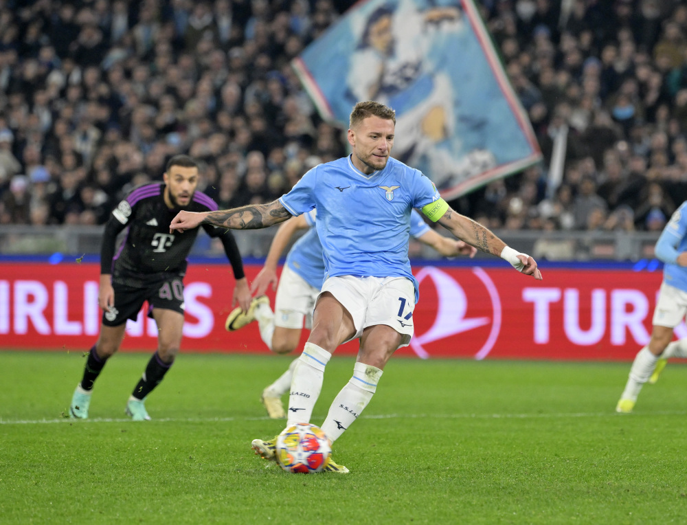 足球欧冠拉齐奥胜拜仁慕尼黑