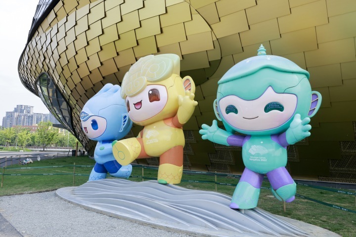 打卡亚运e起"潮"|曲棍球馆探寻"杭州伞"的"科技范儿"_腾讯新闻