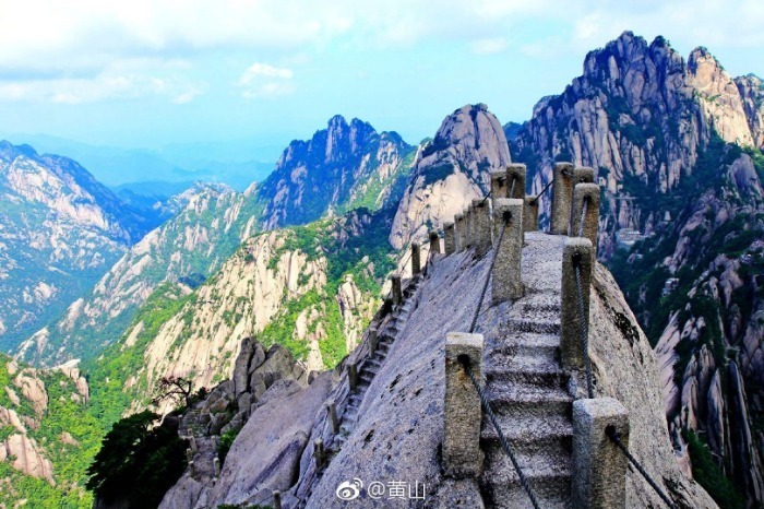 黄山天都峰5月20日开放  天气不好会临时关闭