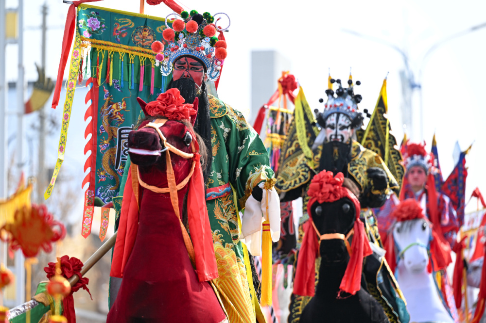 古县社火,"文化食粮"何以经久不衰?_腾讯新闻