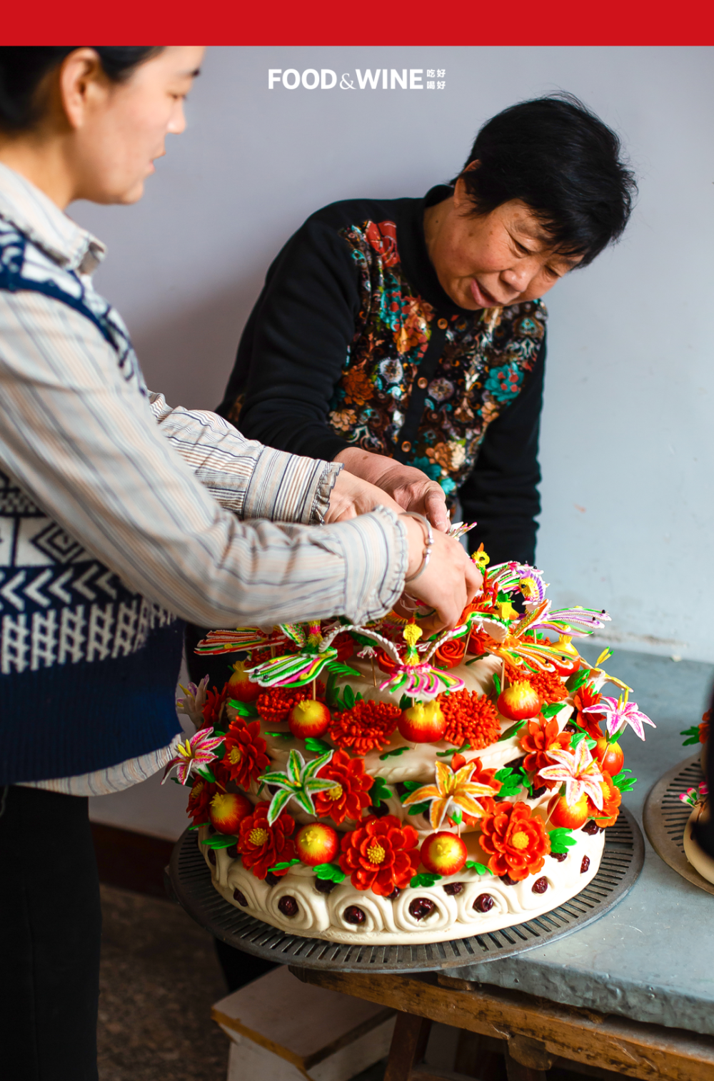 花馍制作过程图片图片