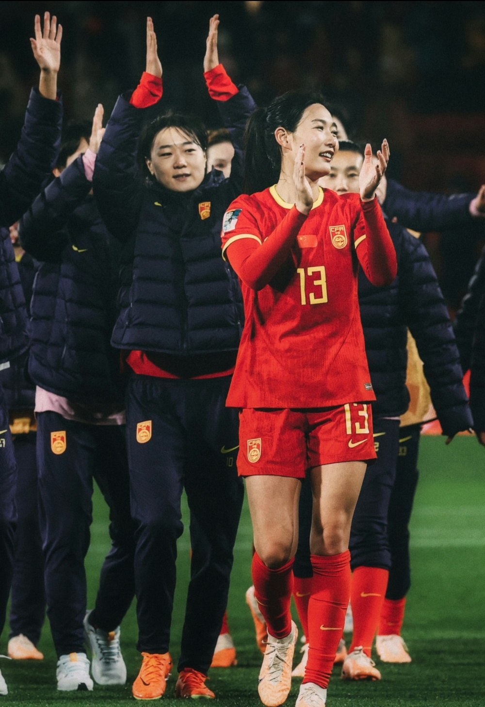 她被称为中国女足江疏影13号杨莉娜赛后透露没人责怪张睿