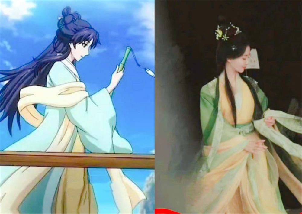刘诗诗东方淮竹造型曝光,还原度超高,完美碾压杨幂版涂山红红_腾讯
