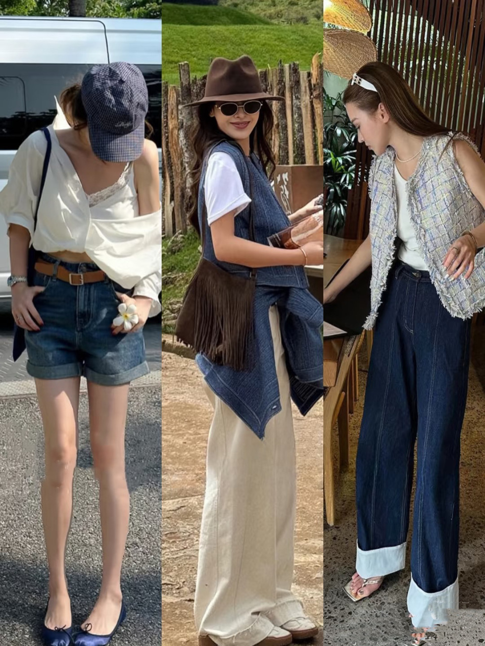 她真是太会穿搭了，有一种小说女主走进现实的感觉