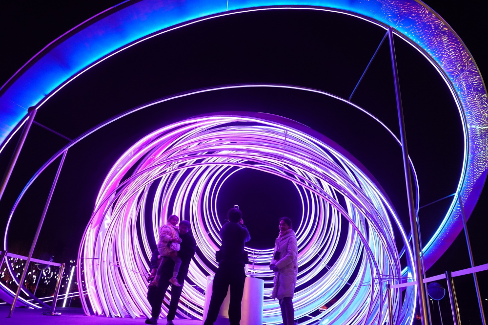 流光溢彩北京朝阳国际灯光节来啦