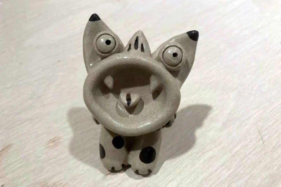 高赞云南戒毒作品非遗瓦猫在联合国展出