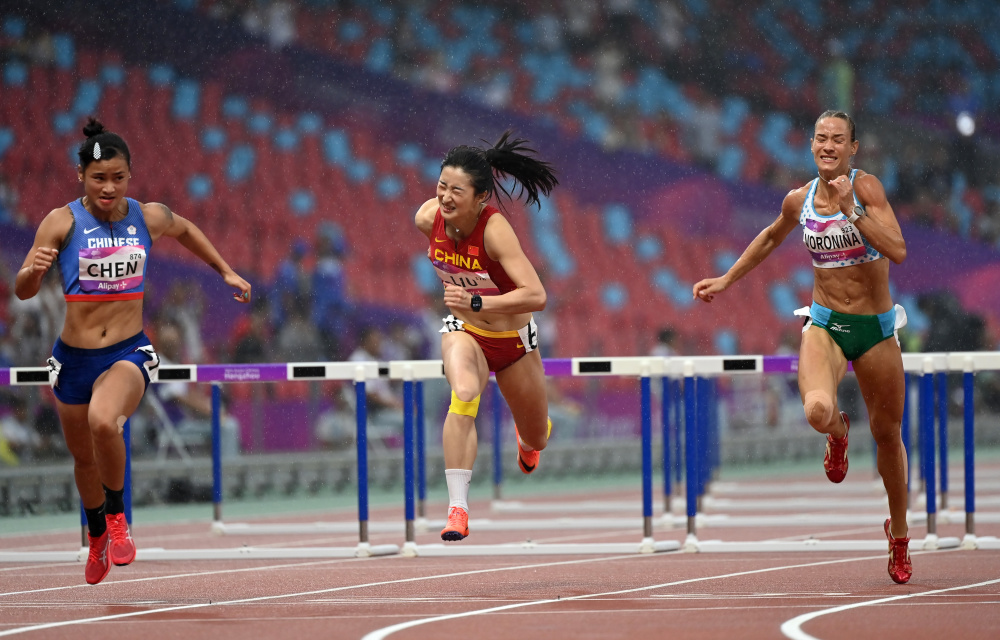 田径女子七项全能100米栏赛况3