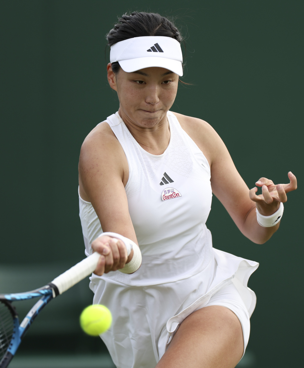 体育网球温网王欣瑜首进第二轮